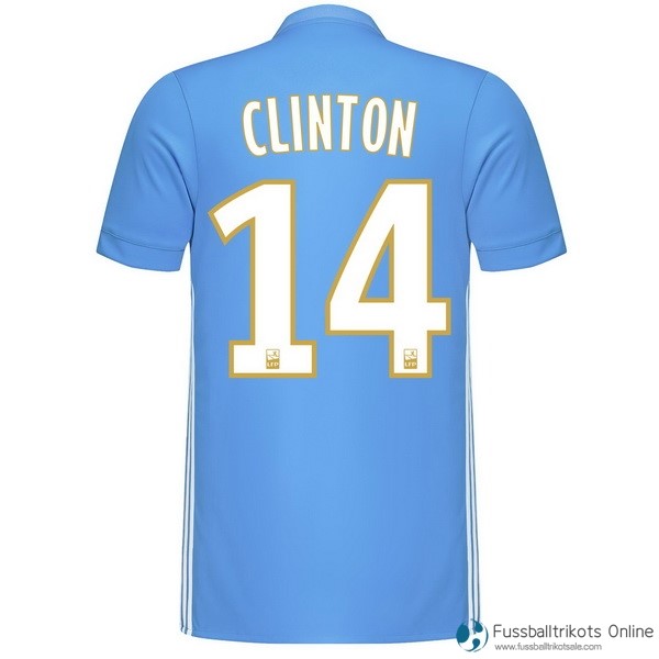 Marseille Trikot Auswarts Clinton 2017-18 Fussballtrikots Günstig